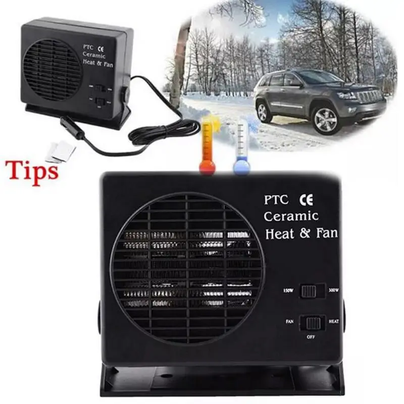 12V Car Portable 2 in 1 Electric Fan and Heater 300W Defroster Demister Quick Heating Speed 28GC 
12V Car Portable 2 in 1 Electric Fan and Heater 300W Defroster Demister Quick Heating Speed 28GC