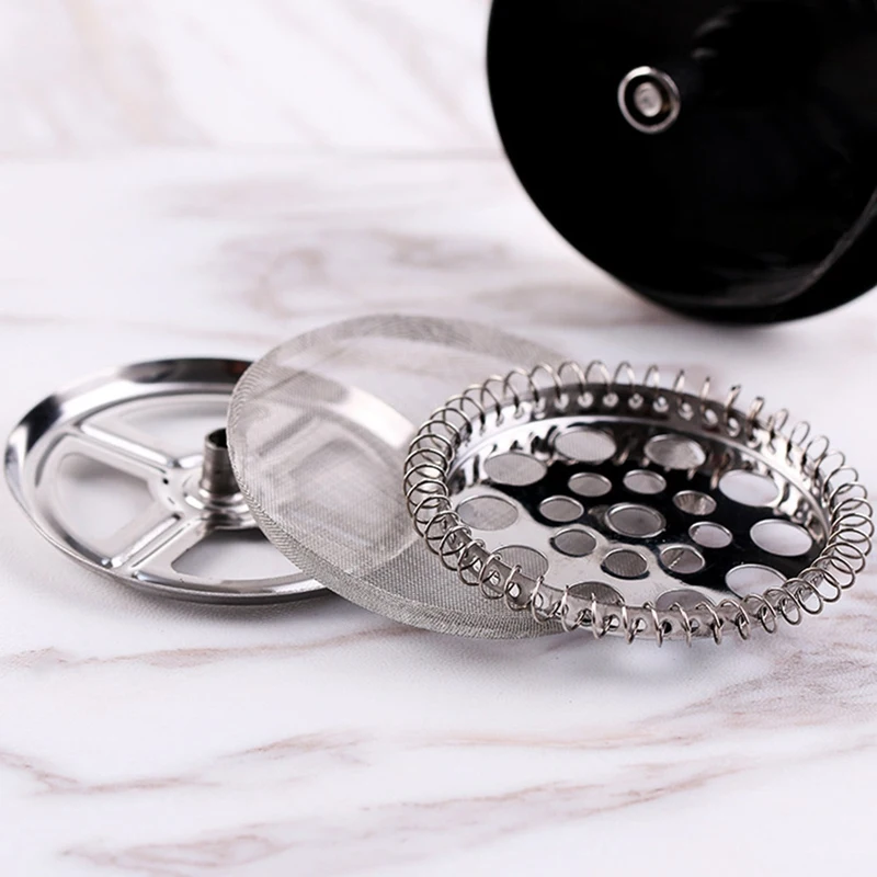 French Press Coffee & Tea Maker, Thickened Borosilicate Glass Coffee Press Rust-Free and Dishwasher Safe,350Ml
French Press Coffee & Tea Maker, Thickened Borosilicate Glass Coffee Press Rust-Free and Dishwasher Safe,350Ml