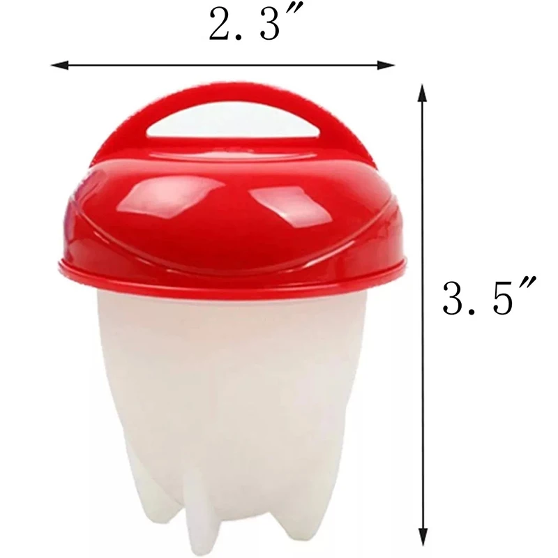 6pcs/set Egg Cooker Molds Shaper for Kitchen Accessories Sets Utensils Kitchen Gadgets and Accessories Tools Poachers Non-stick