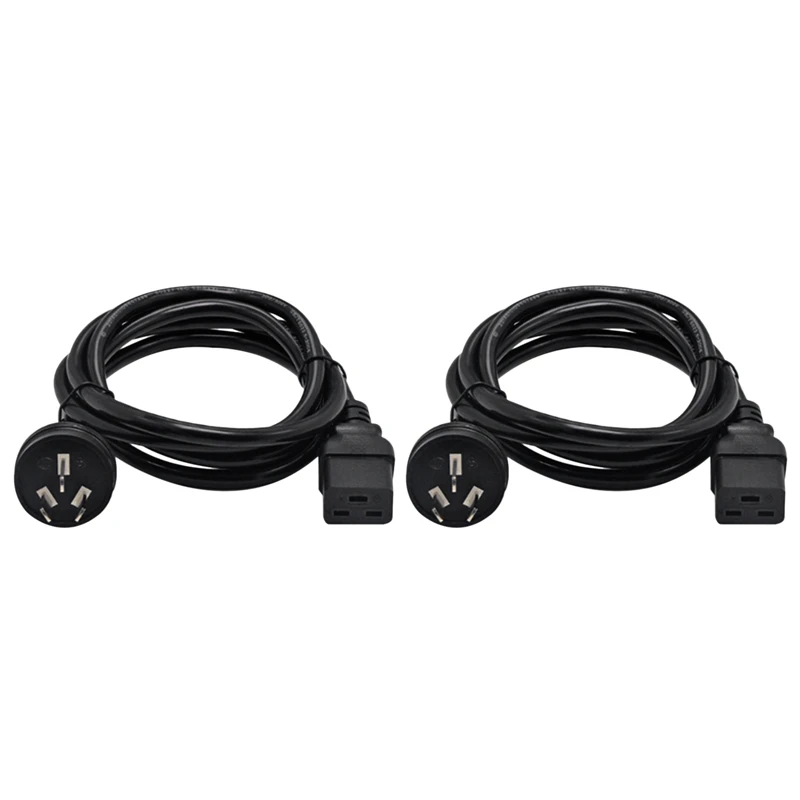 AU TO C19 AU Australia SAA Male to IEC320 C19 Female AC 3 Pin Power Extension Cable Cord for PDU UPS(AU Plug)
AU TO C19 AU Australia SAA Male to IEC320 C19 Female AC 3 Pin Power Extension Cable Cord for PDU UPS(AU Plug)