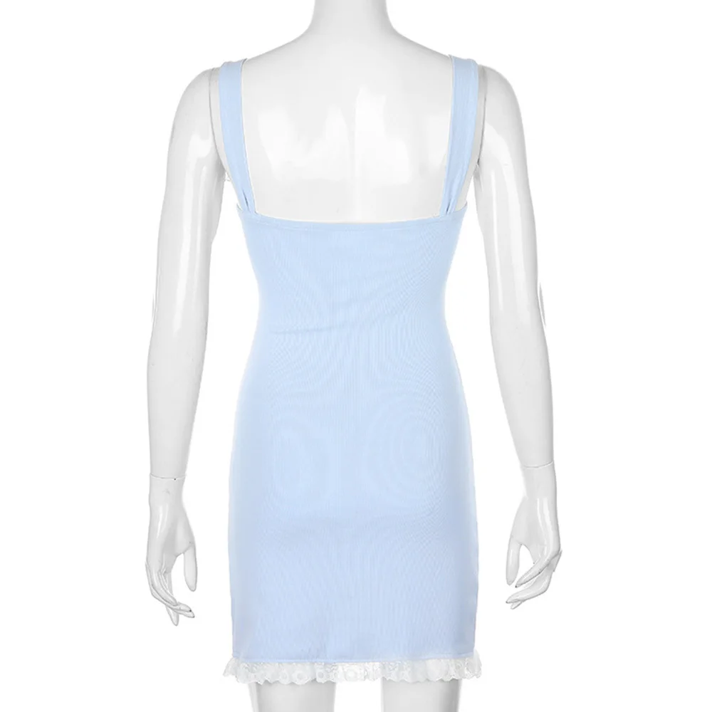Missnight Kawaii High Waist Mini Dress Light Blue Lace Sweet Split Bodycon Dress Hollow Out Backless Sexy Dresses Streetwear
Missnight Kawaii High Waist Mini Dress Light Blue Lace Sweet Split Bodycon Dress Hollow Out Backless Sexy Dresses Streetwear
