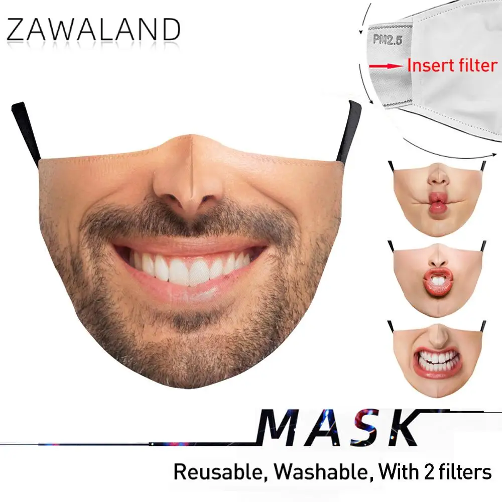 Zawaland Outdoor Breathable Masks Adjustable Reusable Unisex Mouth Masks Adult Kids Funny Face Mouth Print Masks Washable
Zawaland Outdoor Breathable Masks Adjustable Reusable Unisex Mouth Masks Adult Kids Funny Face Mouth Print Masks Washable