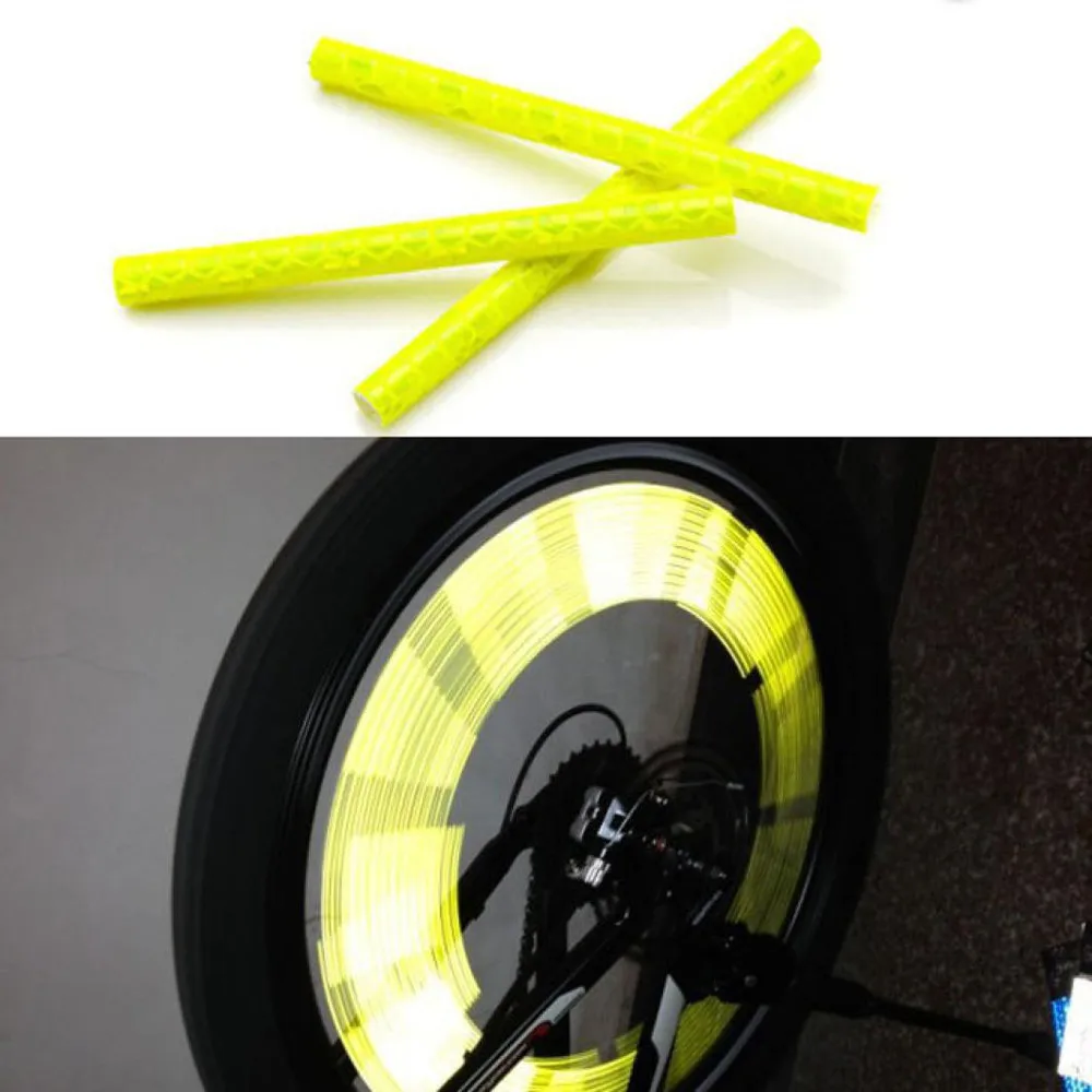 Аксессуары для велосипеда 24 шт. зажимы велосипедных колес светоотражающие