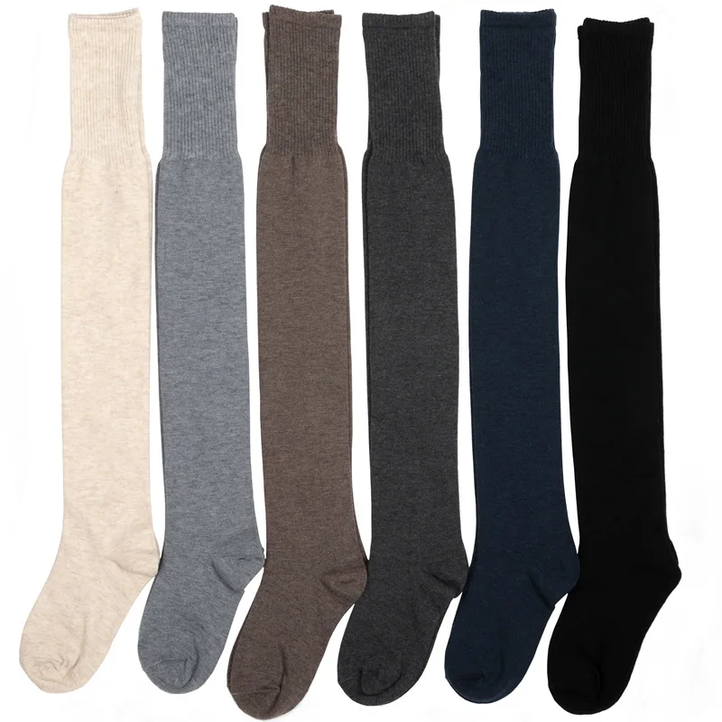 Long-leg female Korean spring and autumn models in thick Japanese gray wool knee high socks
Long-leg female Korean spring and autumn models in thick Japanese gray wool knee high socks