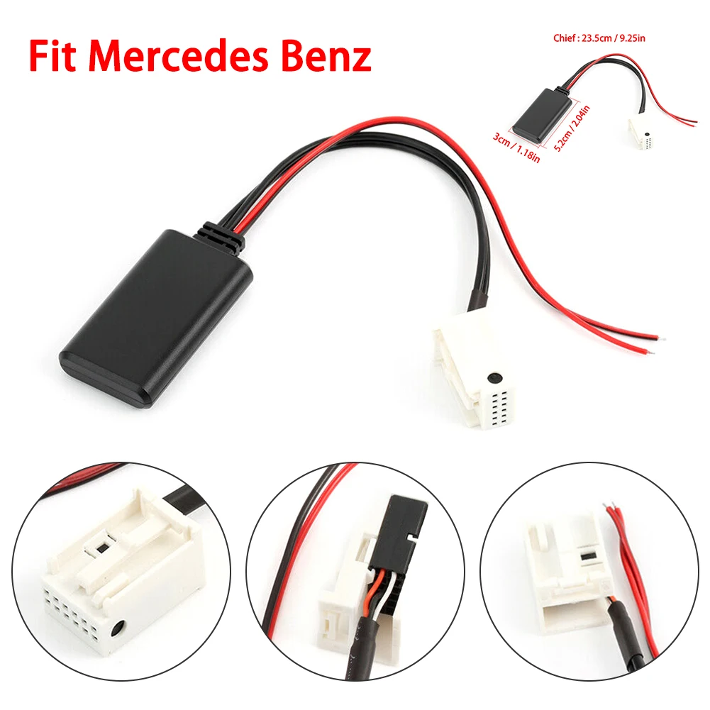 Bluetooth Adapter Aux Cable For Fit Mercedes Benz Audio W169 W245 W203 W209 W164 Car Electronics Accessories Sockets
Bluetooth Adapter Aux Cable For Fit Mercedes Benz Audio W169 W245 W203 W209 W164 Car Electronics Accessories Sockets