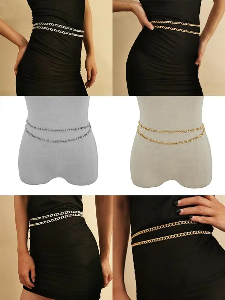 2021 New Gold Sexy Gold Waist Chain Belt Fashion Women Girl Chain Alloy Belly Chain Body Jewelry Fashion Sexy Double Layer
2021 New Gold Sexy Gold Waist Chain Belt Fashion Women Girl Chain Alloy Belly Chain Body Jewelry Fashion Sexy Double Layer