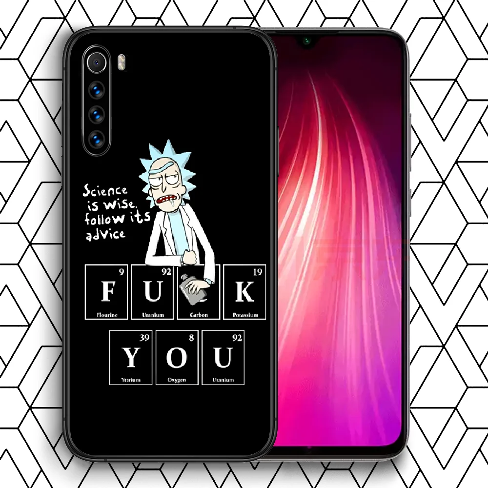 Rick Morty Cartoon Phone case For Xiaomi Redmi Note 7 8 8T 9 9S 4X 7 7A 9A K30 Pro Ultra black Etui luxury waterproof pretty
Rick Morty Cartoon Phone case For Xiaomi Redmi Note 7 8 8T 9 9S 4X 7 7A 9A K30 Pro Ultra black Etui luxury waterproof pretty