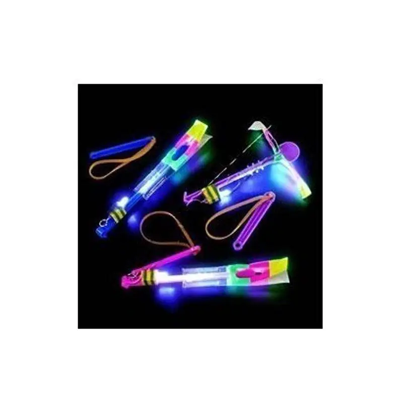 1PC Amazing Light Arrow Rocket Helicopter Flying Toy LED Light Flash Toys Party Fun Gift Rubber Band Catapult
1PC Amazing Light Arrow Rocket Helicopter Flying Toy LED Light Flash Toys Party Fun Gift Rubber Band Catapult