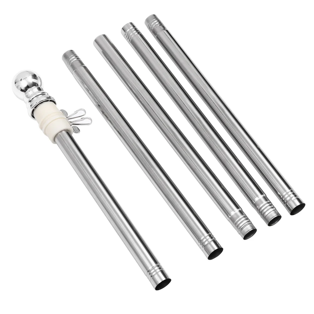 Stainless Steel Flag Pole Kit Wall Mount Flagpole with Spinning Ring for Outdoor
Stainless Steel Flag Pole Kit Wall Mount Flagpole with Spinning Ring for Outdoor