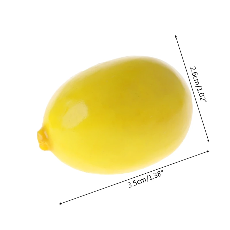 20pcs Lifelike Simulation Artificial Lemon Fake Fruit Disply Home Party Decor Retailsale
20pcs Lifelike Simulation Artificial Lemon Fake Fruit Disply Home Party Decor Retailsale