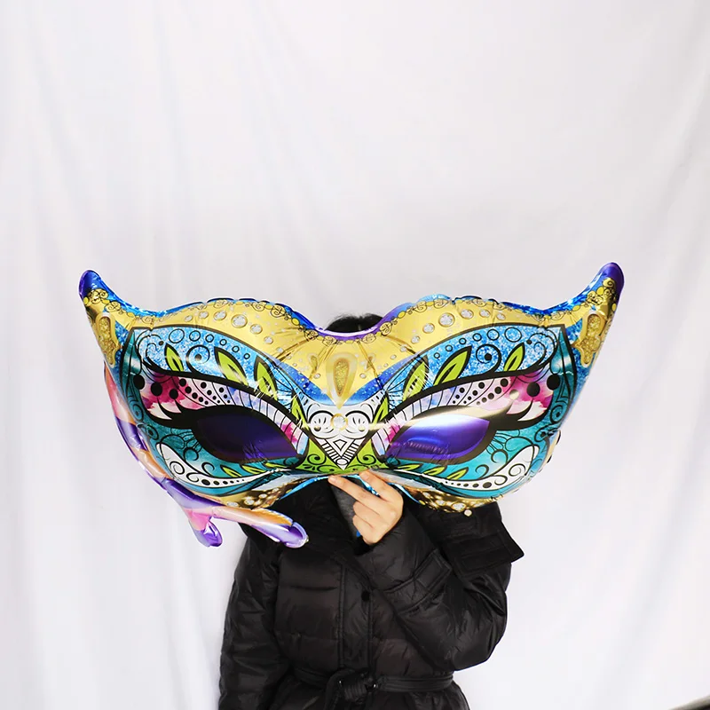 1pc Aluminum Foil Creative Diy Mask Balloon Masquerade Birthday Party Decoration Supplies Helium Balloon Baby Shower Kid Toy
1pc Aluminum Foil Creative Diy Mask Balloon Masquerade Birthday Party Decoration Supplies Helium Balloon Baby Shower Kid Toy