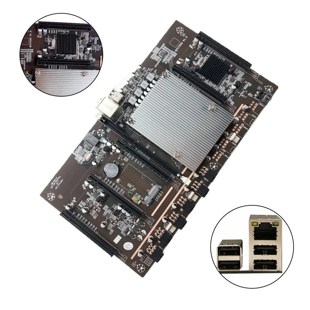 Семейная материнская плата для майнинга LGA 2011 CPU 5 PCIE 3,0 X8 Слоты DDR3 слот памяти для майнинга криптовалюты поддержка 3060 GPU(6x6p)
Семейная материнская плата для майнинга LGA 2011 CPU 5 PCIE 3,0 X8 Слоты DDR3 слот памяти для майнинга криптовалюты поддержка 3060 GPU(6x6p)