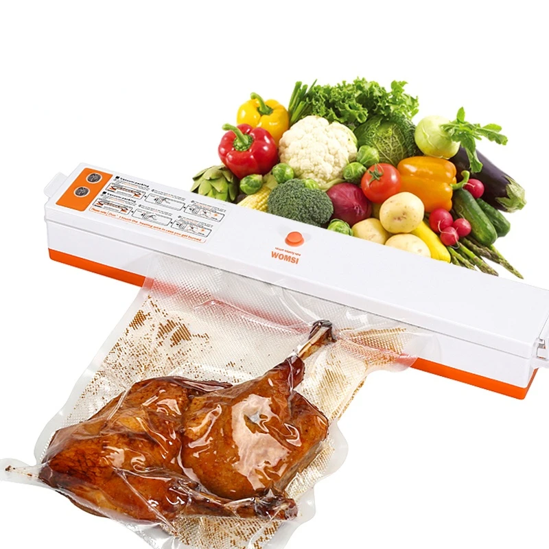 Household Food Vacuum Sealer Packaging Machine 220V/110V Eletric Food Film Sealer Vacuum Packer 10pcs Storage Bags for Free
Household Food Vacuum Sealer Packaging Machine 220V/110V Eletric Food Film Sealer Vacuum Packer 10pcs Storage Bags for Free