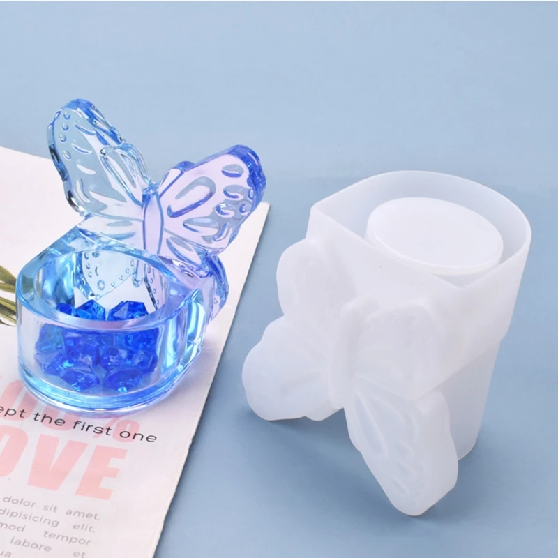 Crystal Epoxy Resin Mold Butterfly Storage Box Silicone Mould DIY Crafts Decorations Container Making Tool
Crystal Epoxy Resin Mold Butterfly Storage Box Silicone Mould DIY Crafts Decorations Container Making Tool