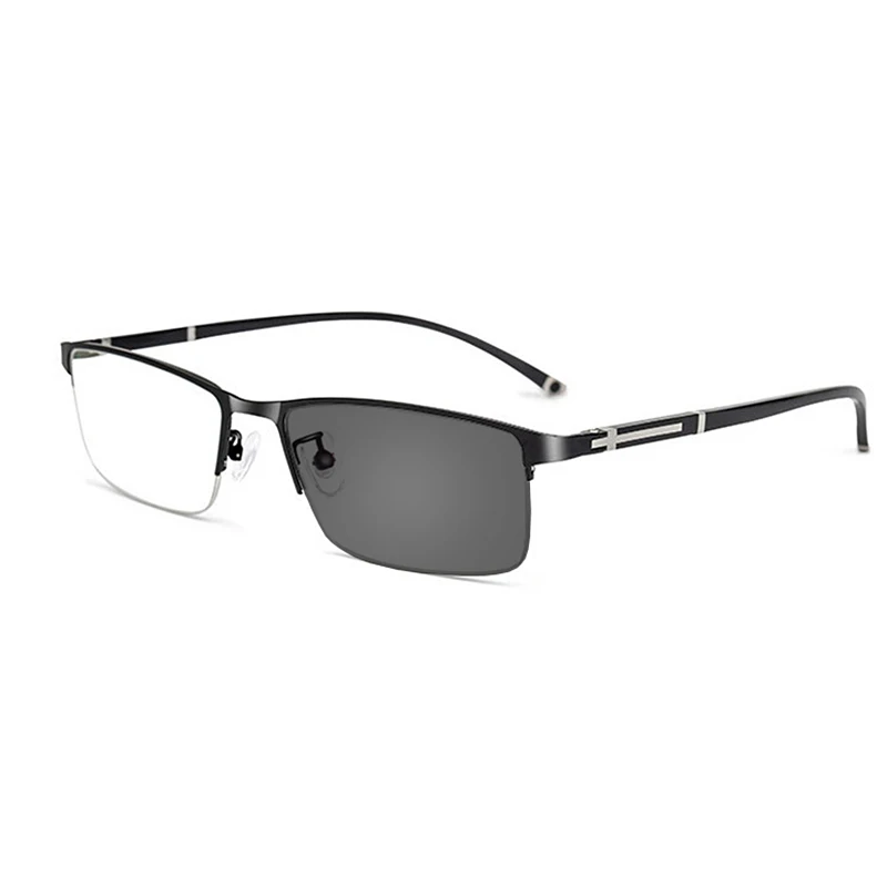 2020 Photochromic Reading Glasses Men Progressive Multifocal Presbyopia Anti-blue Light Cross Decoration Metal Frame Black
2020 Photochromic Reading Glasses Men Progressive Multifocal Presbyopia Anti-blue Light Cross Decoration Metal Frame Black