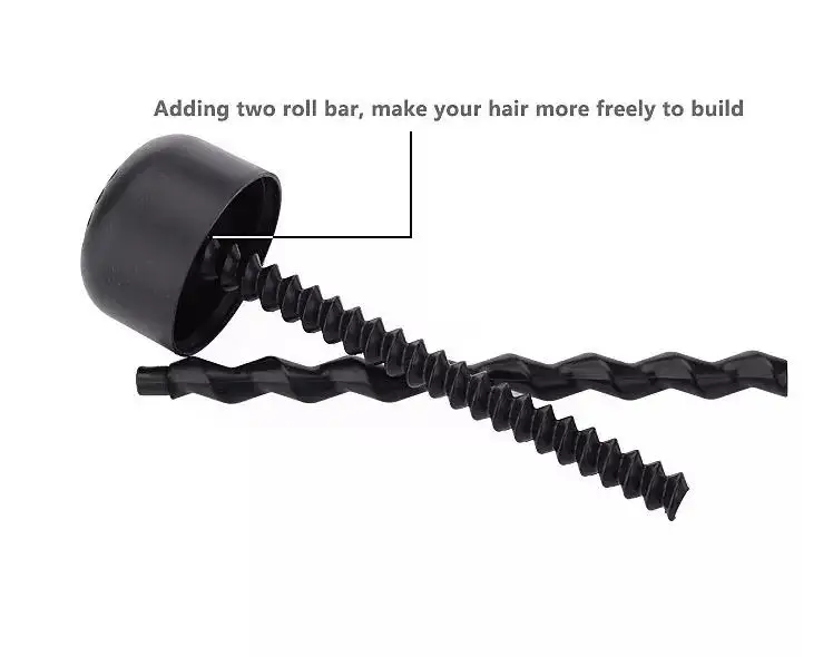 Multi-function magic tornado size wavy hair curler curler magic wand with a stick black with a screw Hair Curler Styling Tool
Multi-function magic tornado size wavy hair curler curler magic wand with a stick black with a screw Hair Curler Styling Tool