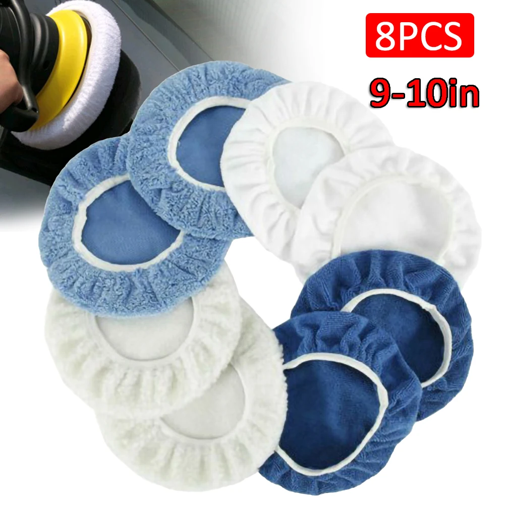 8PCS 5-6Inc Car Polisher Pad Applicator Pad Microfiber Polishing Bonnet and Waxing Pad With Finger Pocket Cotton Wool Microfiber
8PCS 5-6Inc Car Polisher Pad Applicator Pad Microfiber Polishing Bonnet and Waxing Pad With Finger Pocket Cotton Wool Microfiber