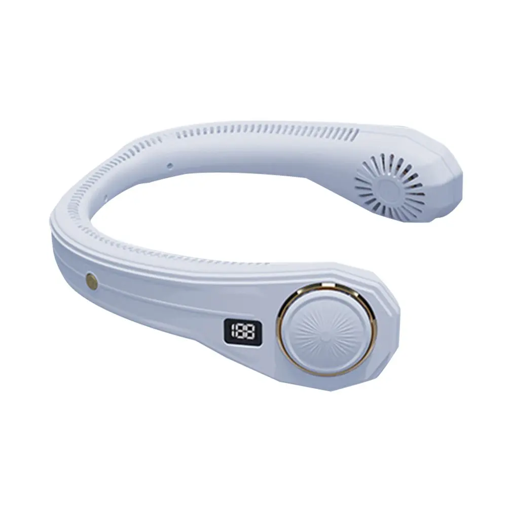 Hands Free Portable Digital Display Bladeless Neck Fan USB Rechargeable Mini Personal Fan Adjustable Speeds Neckband Fan
Hands Free Portable Digital Display Bladeless Neck Fan USB Rechargeable Mini Personal Fan Adjustable Speeds Neckband Fan
