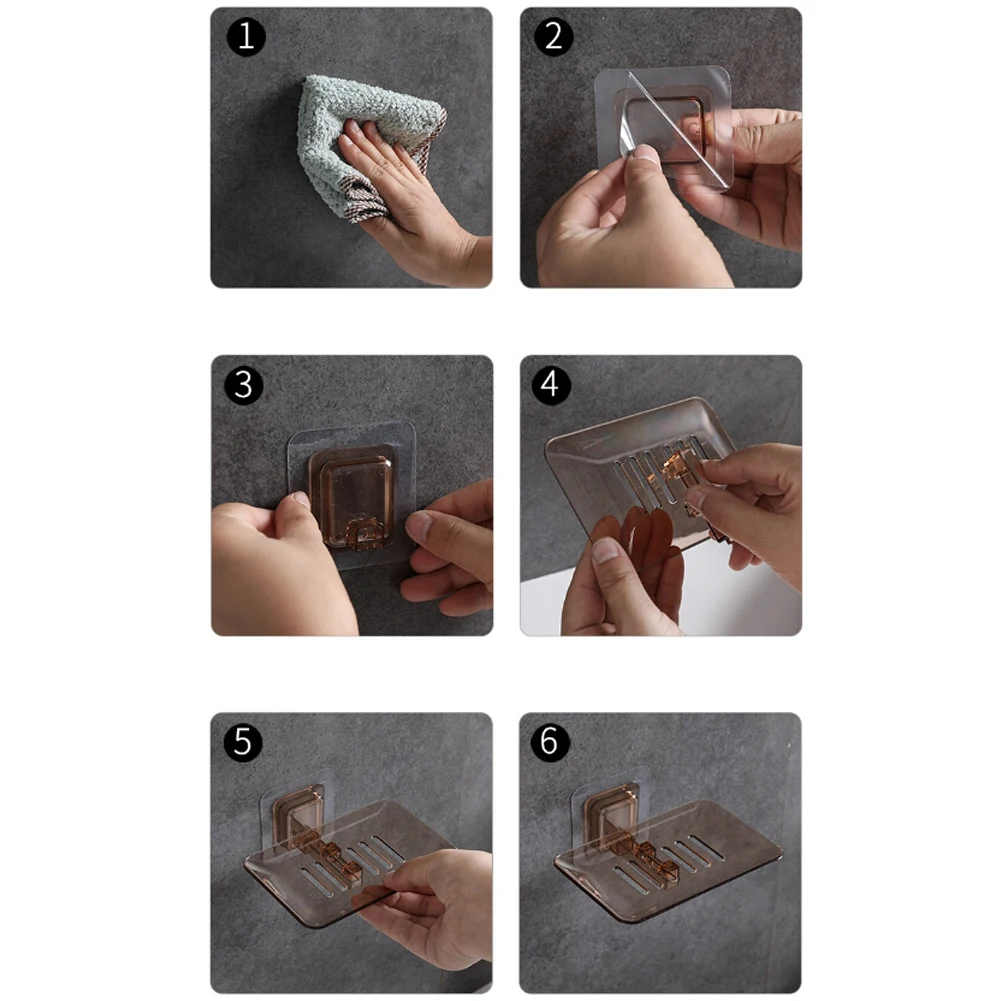 Perforated wall-mounted crystal soap box bathroom wall-mounted soap rack drain soap box bathroom soap box
Perforated wall-mounted crystal soap box bathroom wall-mounted soap rack drain soap box bathroom soap box
