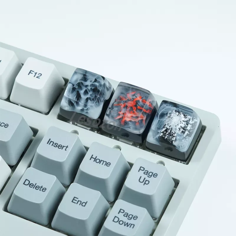 

SA Profile Resin Key Cap 1pc Handmade Customized For MX Switches Mechanical Keyboard Creative Resin Keycap for Mount Fuji