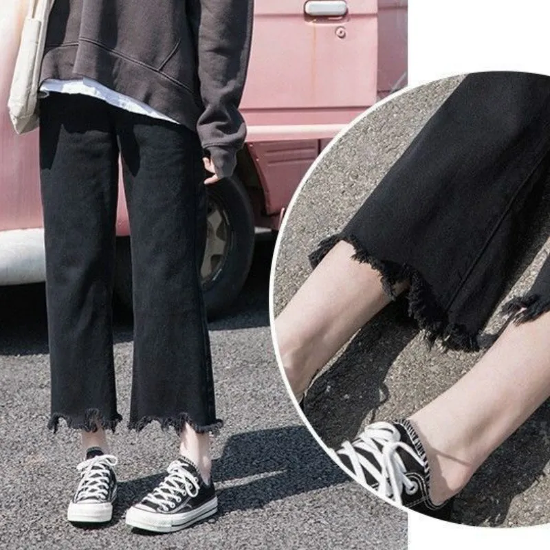 Jeans Women Denim Wide Leg Slouchy Jean Temperament High Elastic Korean Style All-match Loose Retro Trendy Womens Leisure BF New
Jeans Women Denim Wide Leg Slouchy Jean Temperament High Elastic Korean Style All-match Loose Retro Trendy Womens Leisure BF New