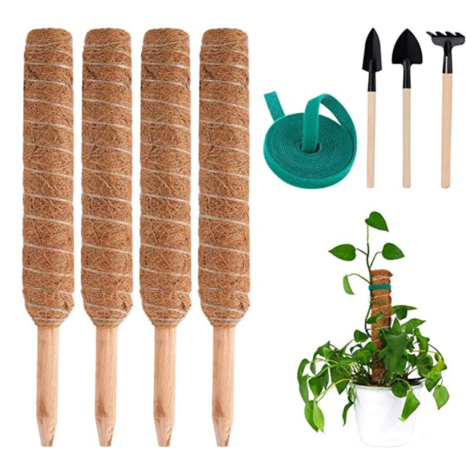 4 Pcs Totem Pole Plant Support Indoor Climbing Plant Use Plant Support Poles Individually or Together for Monstera Indoor
4 Pcs Totem Pole Plant Support Indoor Climbing Plant Use Plant Support Poles Individually or Together for Monstera Indoor