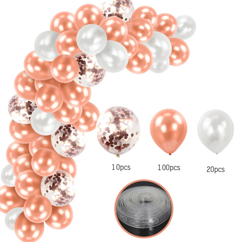 130pcs golden silver rose gold garland balloon arch set pearly balloon sequined latex balloon birthday wedding party decoration
130pcs golden silver rose gold garland balloon arch set pearly balloon sequined latex balloon birthday wedding party decoration