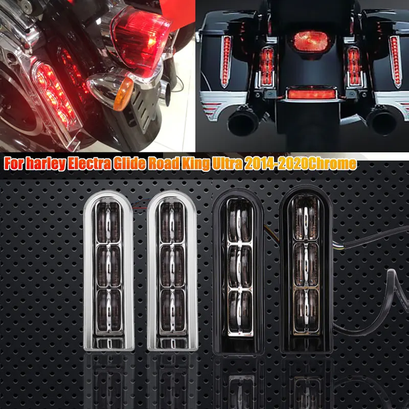 Motorcycle Parts Black/Chrome LED Inserts Saddlebag Filler Support Lights For Harley Touring Electra Glide CVO 2014-2020
Motorcycle Parts Black/Chrome LED Inserts Saddlebag Filler Support Lights For Harley Touring Electra Glide CVO 2014-2020