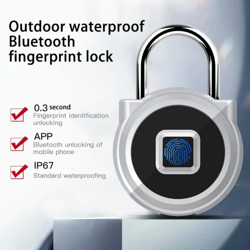 Keyless USB Charging Fingerprint Lock Smart Padlock Door Lock 0.1sec Unlock Portable Anti-theft Fingerprint Padlock Zinc
Keyless USB Charging Fingerprint Lock Smart Padlock Door Lock 0.1sec Unlock Portable Anti-theft Fingerprint Padlock Zinc