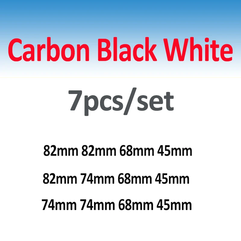 7PCS for Carbon Fiber Black White PVC/Epoxy Hood Covers Boot Emblem 82mm 74mm 68mm Wheel Center Caps Steering Sticker 45mm
7PCS for Carbon Fiber Black White PVC/Epoxy Hood Covers Boot Emblem 82mm 74mm 68mm Wheel Center Caps Steering Sticker 45mm