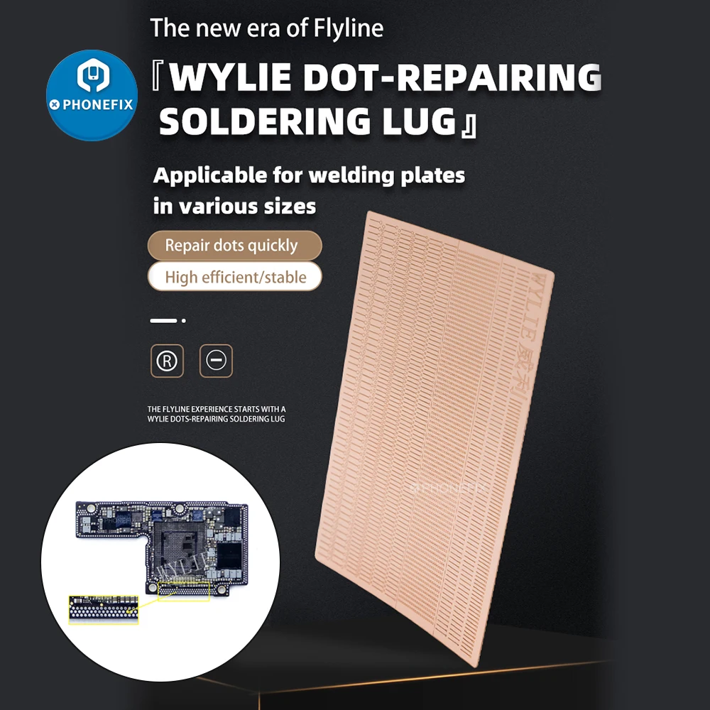 WYLIE Dot ремонт паяльный наконечник для iPhone сварочные пластины разных размеров Flywire Замена материнской платы IC ремонт
WYLIE Dot ремонт паяльный наконечник для iPhone сварочные пластины разных размеров Flywire Замена материнской платы IC ремонт