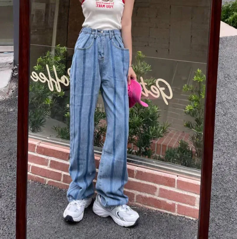 Woman Jeans High Waist Clothes Wide Leg Denim Clothing Blue Streetwear Vintage Quality 2021 Fashion Harajuku Straight Pants
Woman Jeans High Waist Clothes Wide Leg Denim Clothing Blue Streetwear Vintage Quality 2021 Fashion Harajuku Straight Pants