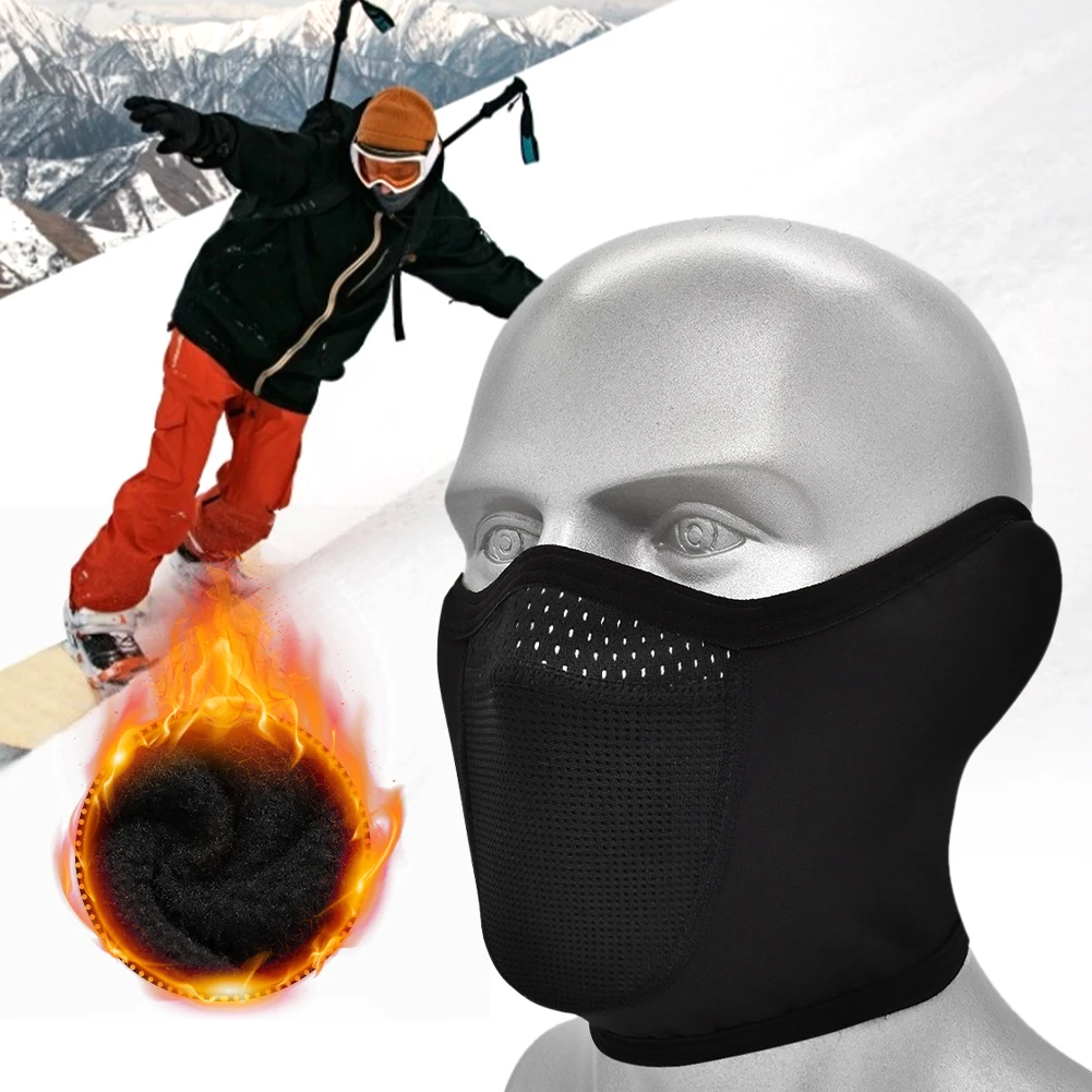 Winter Thermal Cyling Mask Scarf Fleece Stretchy Breathable Half Face Mask Men Women Adjustable Ear Cover Ski Riding Mask
Winter Thermal Cyling Mask Scarf Fleece Stretchy Breathable Half Face Mask Men Women Adjustable Ear Cover Ski Riding Mask