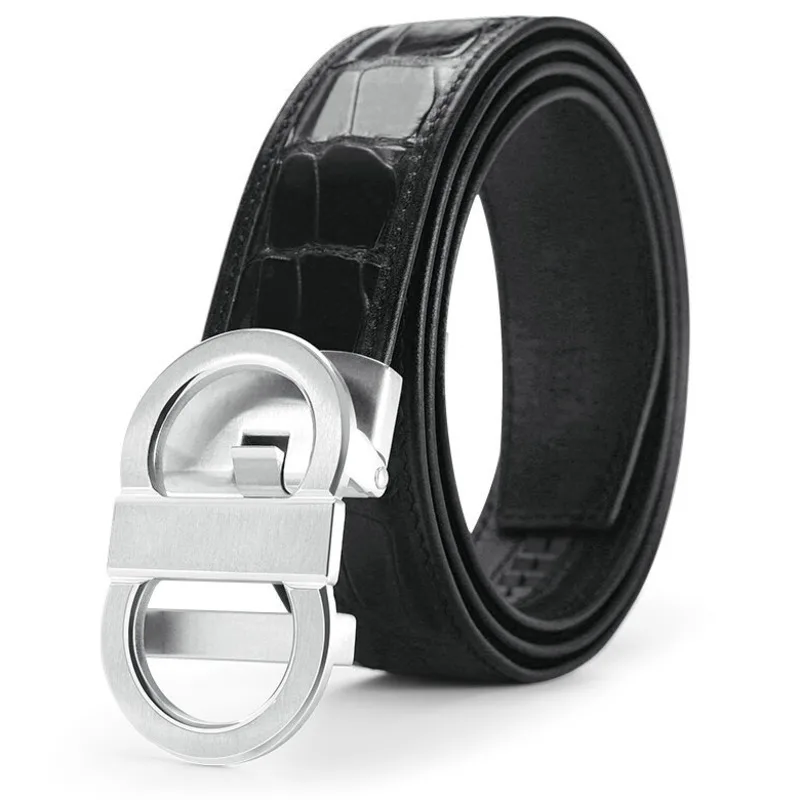 crocodile men's belt designer leather pants business leisure automatic buckle stainless steel luxury holographic cinturon mujer
crocodile men's belt designer leather pants business leisure automatic buckle stainless steel luxury holographic cinturon mujer