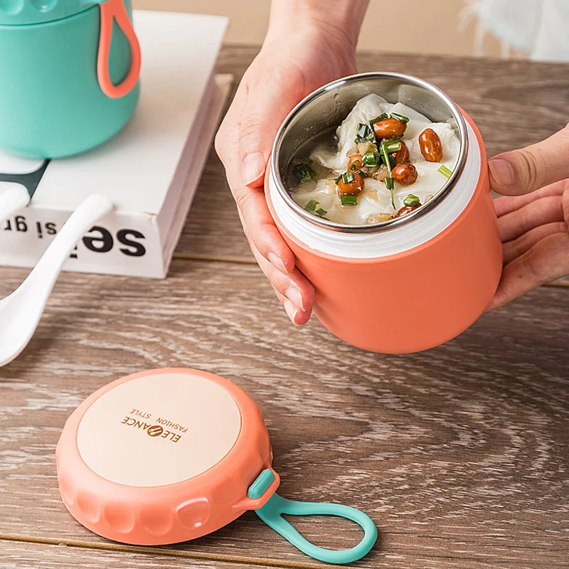 Food Grade Stainless Steel Insulated Lunch Box Student Lunch Box Office Lunch Insulated Lunch Box