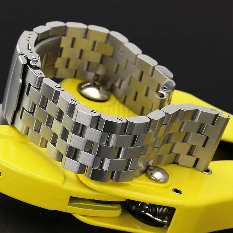 20/22/24mm Black Silver Stainless Steel Watch Band Strap Straight End Polish Bracelet Links Solid Watchband
20/22/24mm Black Silver Stainless Steel Watch Band Strap Straight End Polish Bracelet Links Solid Watchband
