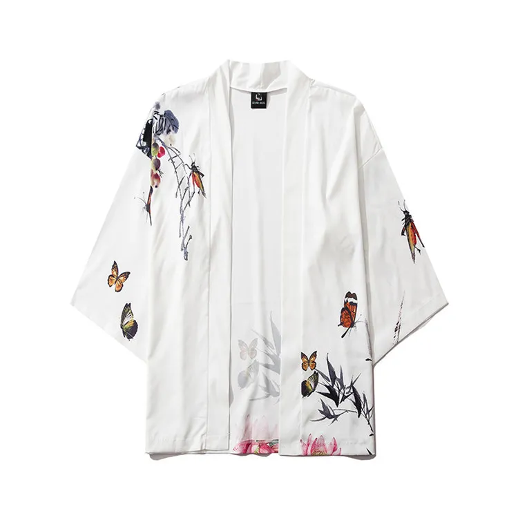 Japanese Kimono Jacket Floral Printed Harajuku 2020 Hip Hop Men Japan Streetwear Jacket Women Summer Thin Loose Kimono Shirt
Japanese Kimono Jacket Floral Printed Harajuku 2020 Hip Hop Men Japan Streetwear Jacket Women Summer Thin Loose Kimono Shirt