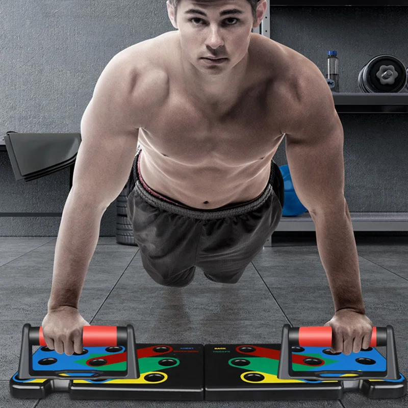 9 In 1 Push-Up Stands Board Push Ups Body Building Home Fitness Exercise Tools Muscle Training Sports Stand For GYM Men Women
9 In 1 Push-Up Stands Board Push Ups Body Building Home Fitness Exercise Tools Muscle Training Sports Stand For GYM Men Women
