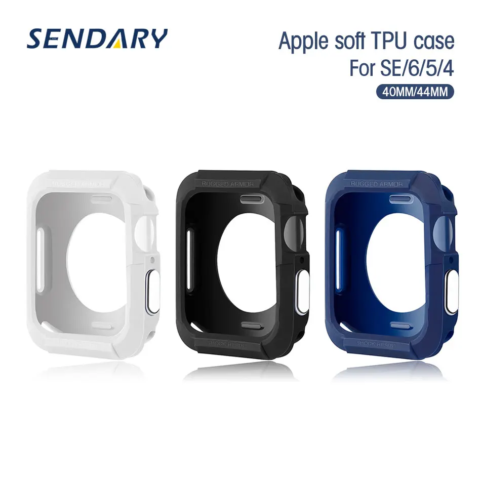 Soft TPU Watch Case for Apple Watch SE 4/5/6 40MM 44MM Protective Case with Metal Bottom Bumper Cover Frame
Soft TPU Watch Case for Apple Watch SE 4/5/6 40MM 44MM Protective Case with Metal Bottom Bumper Cover Frame