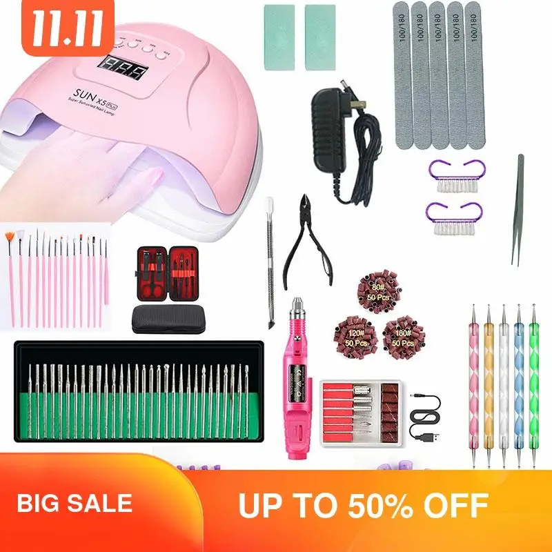 UV Lamp Gel Nail Polish Set Cutters Manicure Tools Drill Kits Cuticle Shoot Nail Wave File Brushes For Manicure Clipper Nippers
UV Lamp Gel Nail Polish Set Cutters Manicure Tools Drill Kits Cuticle Shoot Nail Wave File Brushes For Manicure Clipper Nippers