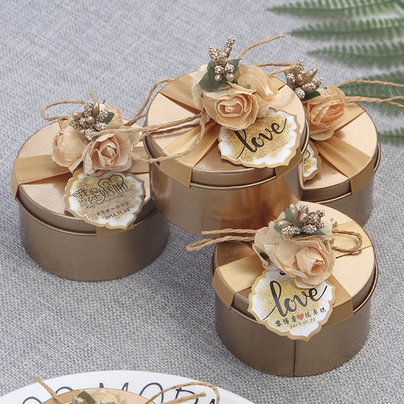 New Candy Chocolate Box Wedding Party Favors Gifts Round Boxes Candy Bags Gift Packaging Birthday Decor Party Supplies
New Candy Chocolate Box Wedding Party Favors Gifts Round Boxes Candy Bags Gift Packaging Birthday Decor Party Supplies