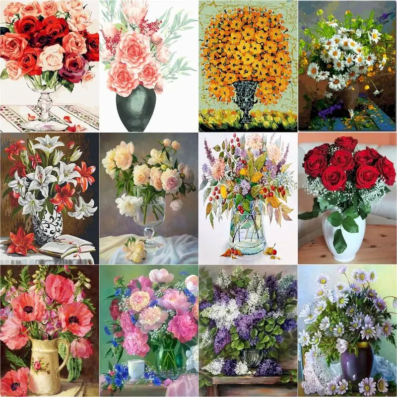 GATYZTORY Flowers Painting By Number Flowers Hand Painted Paintings Drawing On Canvas Art Gift DIY Pictures By Number Kits Home
GATYZTORY Flowers Painting By Number Flowers Hand Painted Paintings Drawing On Canvas Art Gift DIY Pictures By Number Kits Home