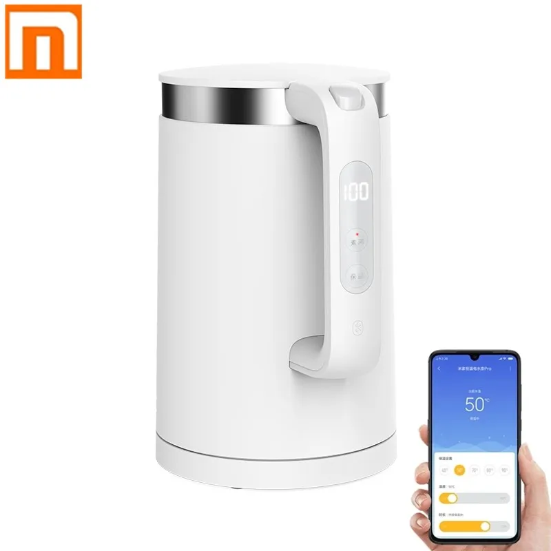 Новый электрический чайник Xiaomi Pro для кухни, умный чайник с постоянной температурой, самовар
Новый электрический чайник Xiaomi Pro для кухни, умный чайник с постоянной температурой, самовар