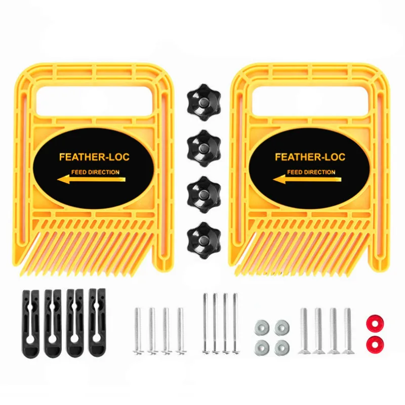 Lengthen Feather Loc Board Set Double Featherboards Miter Gauge Slot Woodworking Engraving Tools for Circular Saw Cuts
Lengthen Feather Loc Board Set Double Featherboards Miter Gauge Slot Woodworking Engraving Tools for Circular Saw Cuts