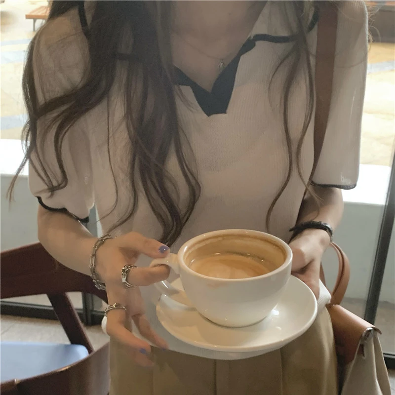 2021 Women's Slim Polo T-shirt Shirt Blouses Office Clothes Woman Basic Top Urban Short Sleeve Summer Tee Harajuku Female M301
2021 Women's Slim Polo T-shirt Shirt Blouses Office Clothes Woman Basic Top Urban Short Sleeve Summer Tee Harajuku Female M301