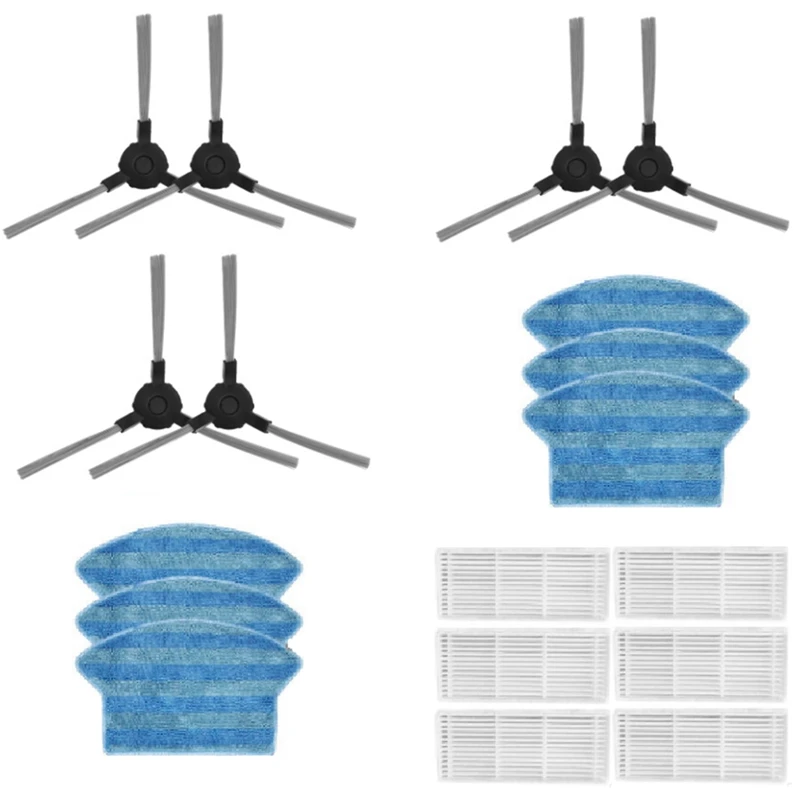 Replacement Mop Filter Side Brushes for Midea I2 Vcr03 Vacuum Cleaner Cleaning Spare Parts Accessories, 18PCS
Replacement Mop Filter Side Brushes for Midea I2 Vcr03 Vacuum Cleaner Cleaning Spare Parts Accessories, 18PCS