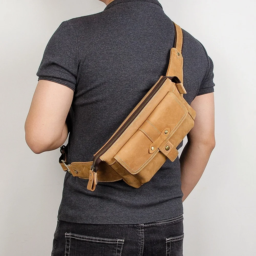 J.M.D Men Waist Pack Bags Genuine Leather Male Travel Multifuction Large Capacity Crossbody Fashion Bag
J.M.D Men Waist Pack Bags Genuine Leather Male Travel Multifuction Large Capacity Crossbody Fashion Bag