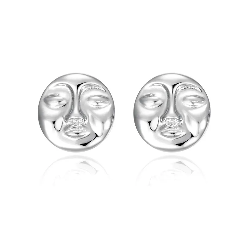 Real 925 Sterling Silver French Style Women Abstract Face Deisgn Earrings Girls Punk Hiphop Funny 18K Gold Plated Earrings
Real 925 Sterling Silver French Style Women Abstract Face Deisgn Earrings Girls Punk Hiphop Funny 18K Gold Plated Earrings