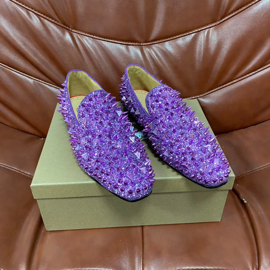 Men High Top Luxury Slip On Shoes Real Leather Original Quality Red Bottom Spikes Flat Brand Shoes Sole With Box size 47
Men High Top Luxury Slip On Shoes Real Leather Original Quality Red Bottom Spikes Flat Brand Shoes Sole With Box size 47