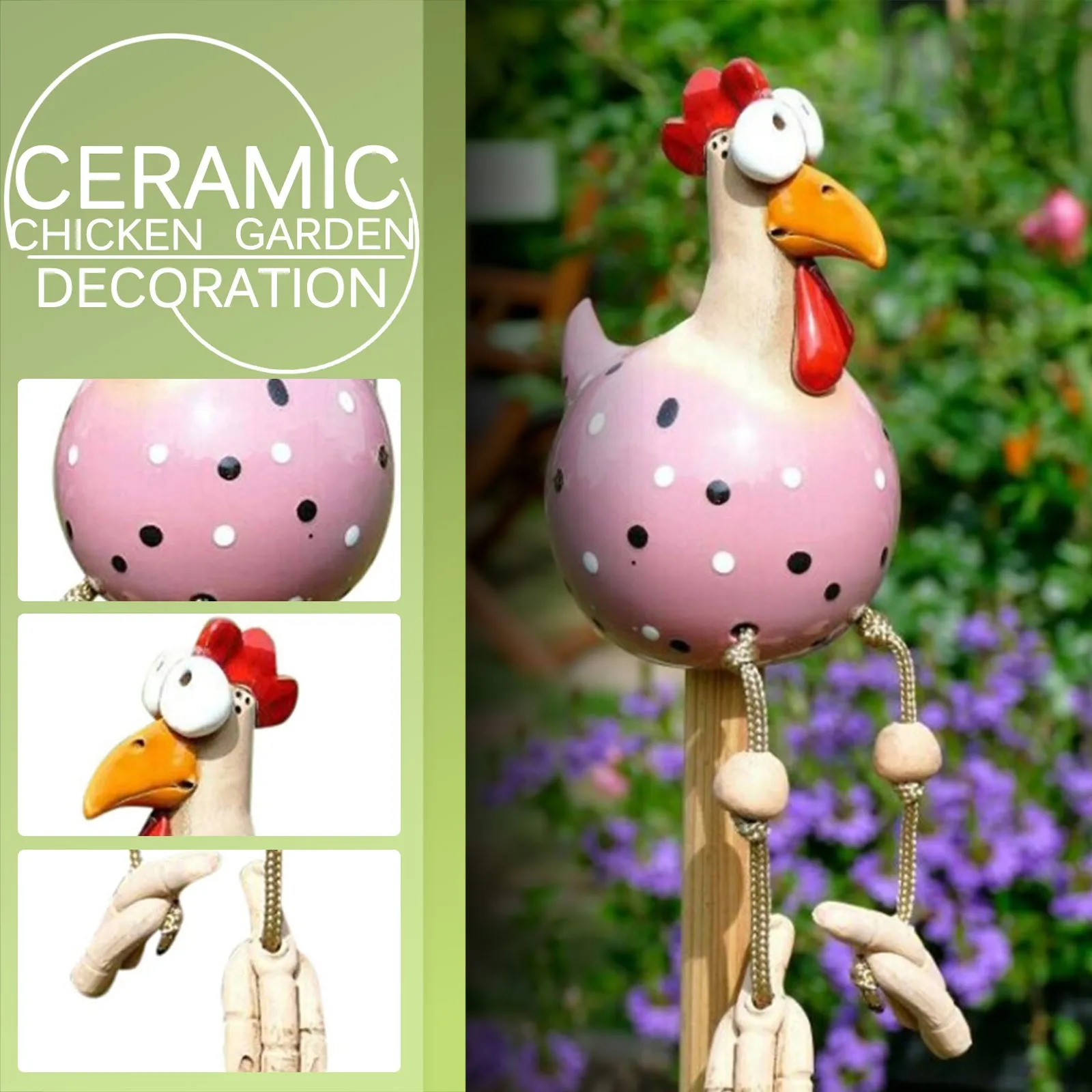 Resin Chicken Hilde Garden Decoration Animal Figure Garden Yard Plug Pottery Figure Handcraft Ornament decoration Statues
Resin Chicken Hilde Garden Decoration Animal Figure Garden Yard Plug Pottery Figure Handcraft Ornament decoration Statues